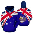 Australia Hoodie Wave Flag Color 01 -NNK1486