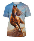 3D All Over Print Horse Run Shirts