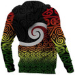 New Zealand Koru Rastafari Color All Over Hoodie PL157