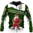 SANTA FIREFIGHTER 3D ALL OVER PRINTED SHIRTS MP805-Apparel-MP-zip-up hoodie-S-Vibe Cosy™
