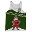 SANTA FIREFIGHTER 3D ALL OVER PRINTED SHIRTS MP805-Apparel-MP-Tanktop-S-Vibe Cosy™