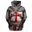 KNIGHT TEMPLAR CHAINMAIL 3D OVER PRINTED HOODIE MP885-Apparel-MP-Hoodie-S-Vibe Cosy™