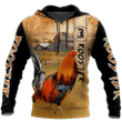 Rooster 3D All Over Printed Shirts for Men and Women AM251201