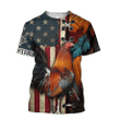Rooster 3D All Over Printed Shirts for Men and Women AM271201
