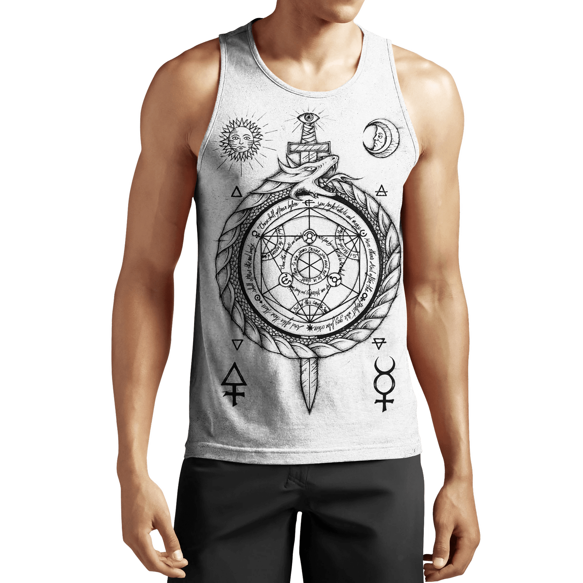 Alchemy 3D All Over Printed Shirts Hoodie JJ030102-Apparel-MP-Tank Top-S-Vibe Cosy™