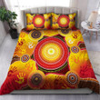 Aboriginal Bedding Set , Indigenous Circle Dot Painting-HP