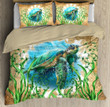 Cook Islands Sea Turtle Vintage Bedding Set