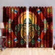 Aboriginal Turtle Boomerangs Indigenous Painting Art Thermal Grommet Window Curtains
