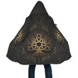 1stIceland Viking Hooded Cloak, Yggdrasil Helm Of Awe Rune Circle K7 DTD05302002