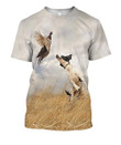 3D All Over Printed Hunting Dog Shirts