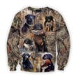3D All Over Printed Labrador Retriever Hunting Dog Camo Shirts