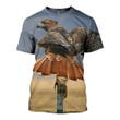 3D All Over Printed Red Tail Hawk Clothes