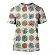 3D All Over Printed stone flower tree Shirts
