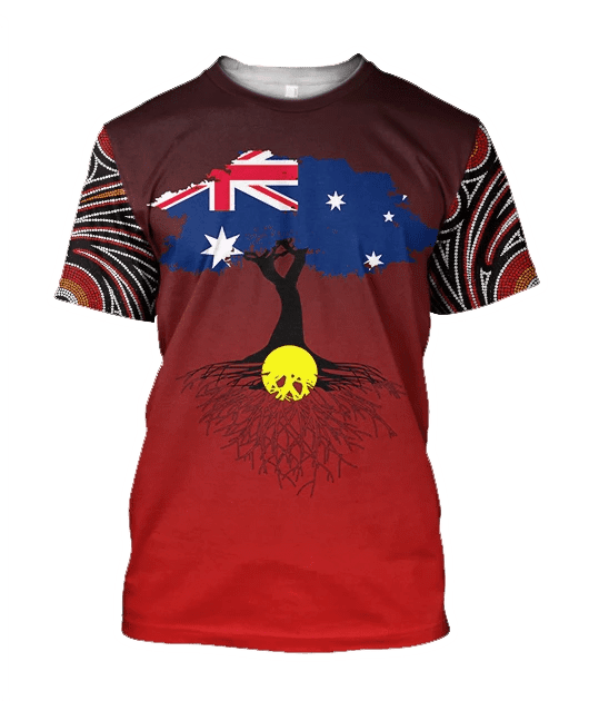 Australia Aboriginal 3D All Over Printed Hoodie Shirts JJ040402-Apparel-MP-T-Shirt-S-Vibe Cosy™
