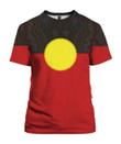 Australia Aboriginal Flag 3D All Over Printed Hoodie Shirts MP628-Apparel-MP-T-Shirt-S-Vibe Cosy™