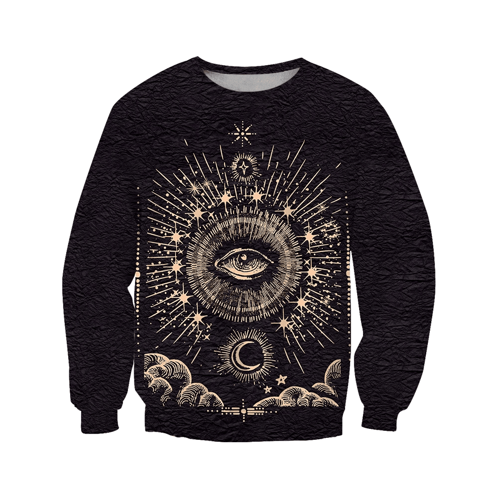 Alchemy Sun And Moon 3D All Over Printed Shirts Hoodie JJ140104-Apparel-MP-Sweatshirts-S-Vibe Cosy™
