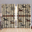 Native American Horses Pattern Blackout Thermal Grommet Window Curtains Pi200504-Curtains-MP-52'' x 63''-Vibe Cosy™