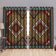 Native American Pattern Blackout Thermal Grommet Window Curtains Pi200501S1-Curtains-MP-52'' x 63''-Vibe Cosy™