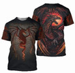 3D Armor Tattoo and Dungeon Dragon Hoodie TShirt for Men and Women NM050918-Apparel-NM-T-shirt-S-Vibe Cosy™