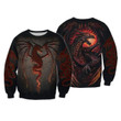 3D Armor Tattoo and Dungeon Dragon Hoodie TShirt for Men and Women NM050918-Apparel-NM-Sweater-S-Vibe Cosy™