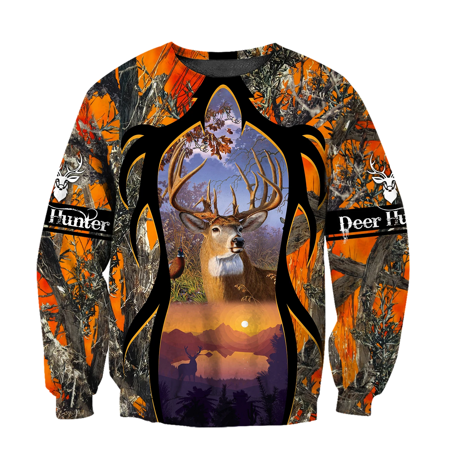 Camo Deer Hunting Hoodie T-Shirt Sweatshirt AZ112201 NM-Apparel-NM-Sweatshirts-S-Vibe Cosy™