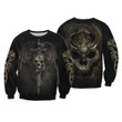 3D Tattoo and Dungeon Dragon Hoodie T Shirt For Men and Women NM050919-Apparel-NM-Sweatshirts-S-Vibe Cosy™