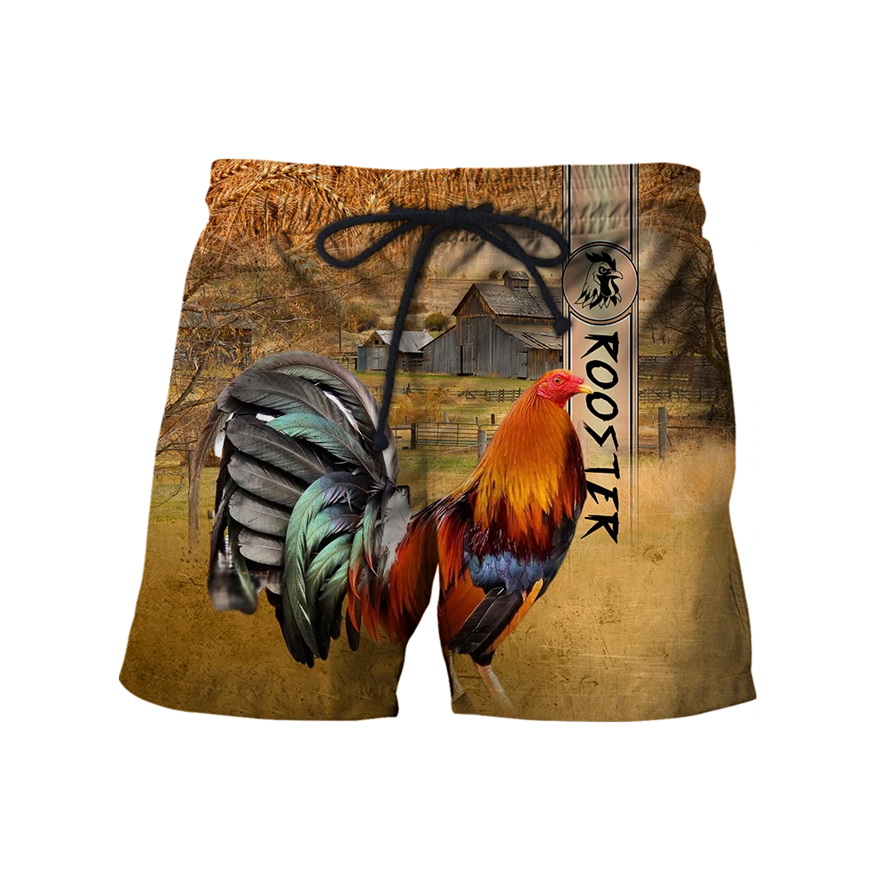 Rooster 3D All Over Printed Shirts for Men and Women AM251201 NM-Apparel-NM-Shorts-S-Vibe Cosy™