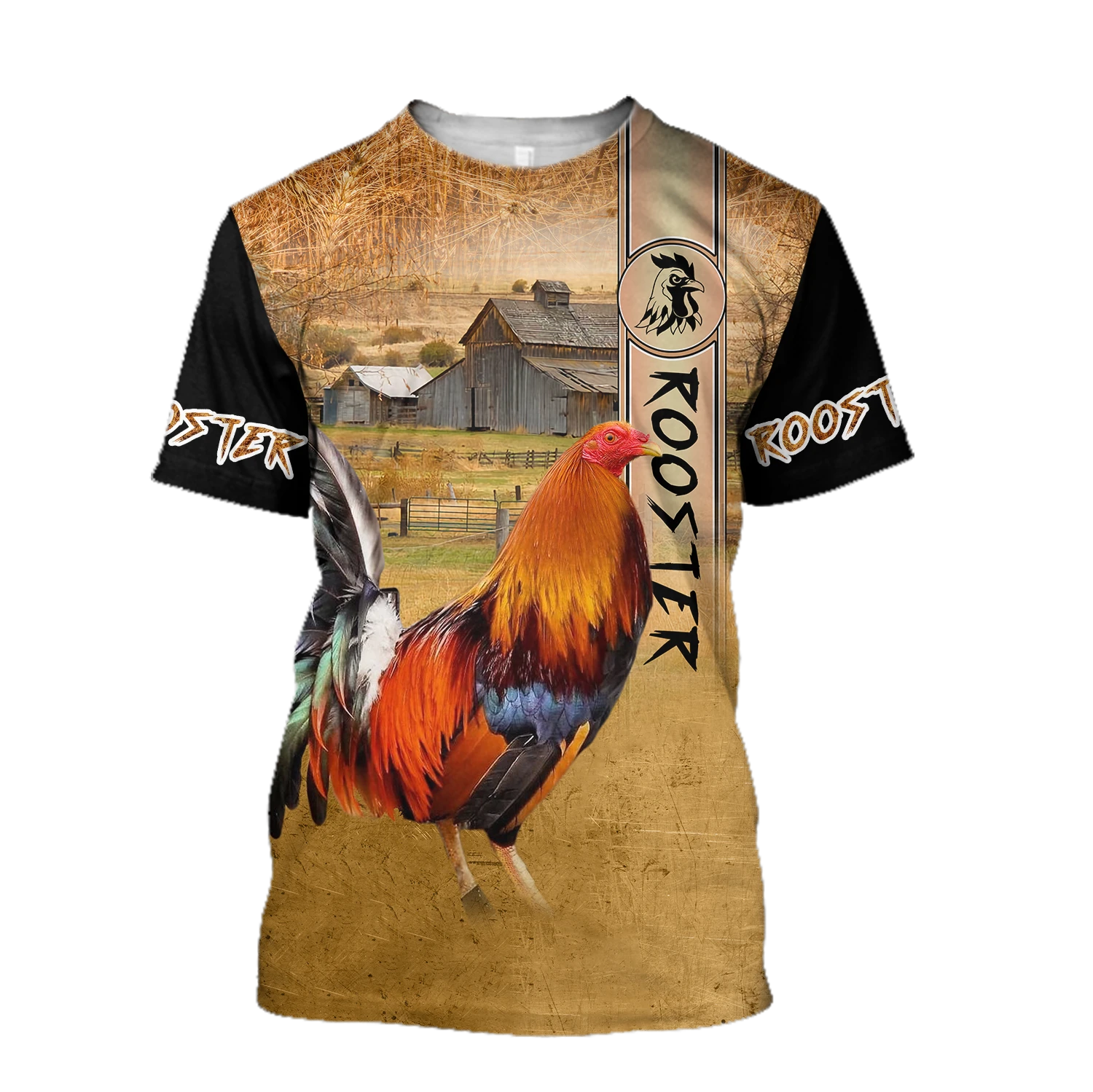 Rooster 3D All Over Printed Shirts for Men and Women AM251201 NM-Apparel-NM-T-Shirt-S-Vibe Cosy™