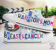 Breast cancer warrior mom low top shoes HG2203 - Amaze Style™-
