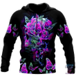 Butterfly Love Skull 3D all over printed for man and women QB05192003 - Amaze Style™-Apparel