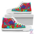 Colorful skull pattern high top shoes PL18032013 - Amaze Style™-