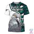 Beautiful Pigeon 3D All Over Printed Shirts TT13012001 - Amaze Style™-Apparel
