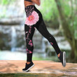 Tmarc Tee Breast Cancer-Never Give Up Combo Tank + Legging DQB