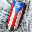 Tmarc Tee Customize Name Puerto Rico Steel Tumbler MH