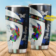 Tmarc Tee Autism Awareness Stainless Steel Tumbler Personalized