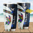 Tmarc Tee Autism Awareness Stainless Steel Tumbler Personalized