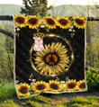Tmarc Tee Awesome Pig and Sunflower Quilt VP
