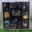 Tmarc Tee Black Cat Wicca Quilt Blanket MH