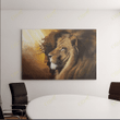 Tmarc Tee Awesome lion and God Poster Horizontal