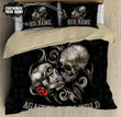Tmarc Tee Customize Name Couple Skull Art Bedding Set MH