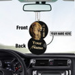 Tmarc Tee Customized Name King Lion Unique Design Car Hanging Ornament