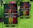 Tmarc Tee American Grown With African Roots Flag