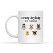 Tmarc Tee Crazy Dog Lady In Training Personalized White Mug Dog Lover Gift For Friends Dog Lover