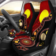 Tmarc Tee Aboriginal Art Flag circle dot print car seat covers