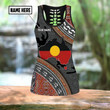 Tmarc Tee Custom name Aboriginal dots Zip pattern printed combo legging tanktop