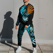 Tmarc Tee Amazing Polynesian Eagle Warrior Traditional Tattoo Printed Combo Sweater + Sweatpant For Winter