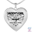 Daddy's Girl I used to be his angel now he's mine pendant - Amaze Style™-Jewelry