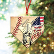 Tmarc Tee Baseball Christmas Tree Hanging Ornament