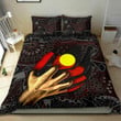 Tmarc Tee Aboriginal Flag Inside Aboriginal Art Bedding Set