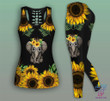 Elephant Sunflower Combo Tank + Legging - Amaze Style™-Apparel